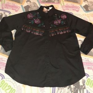 New 80s Venezia Vitale Vintage Western Shirt 1980s
